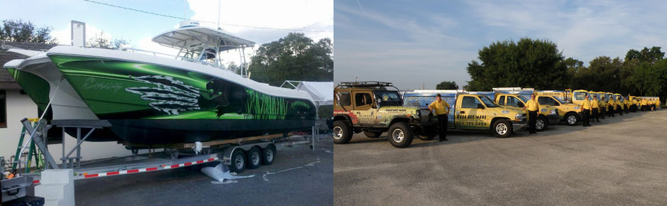 boat wrap and fleet wraps